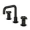 Kingston Brass Widespread Bathroom Faucet with Push PopUp, Matte Black KS1410RKX - alternate 1